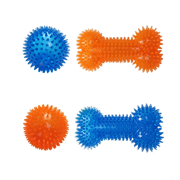 TPR SPIKY BELE BALL з Spkeaker